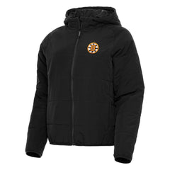 Boston Bruins Antigua Women's Raglan Universe Full-Zip Hooded Jacket Outlet