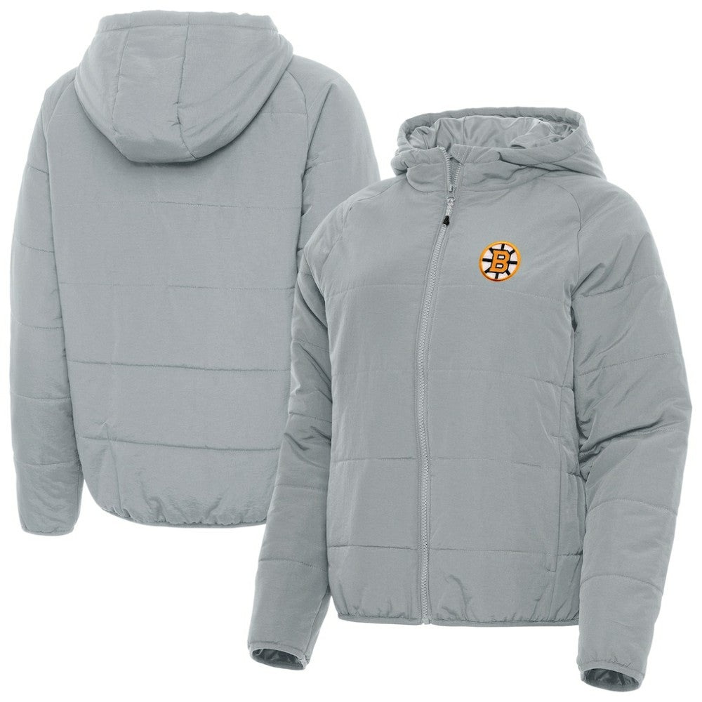 Boston Bruins Antigua Women's Raglan Universe Full-Zip Hooded Jacket Sale