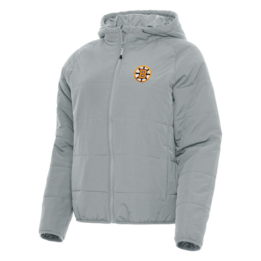Boston Bruins Antigua Women's Raglan Universe Full-Zip Hooded Jacket Sale