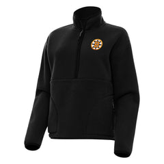 Boston Bruins Antigua Women's Figure Half-Zip Pullover Sale