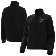 St. Louis Blues Antigua Women's Figure Half-Zip Pullover On Sale