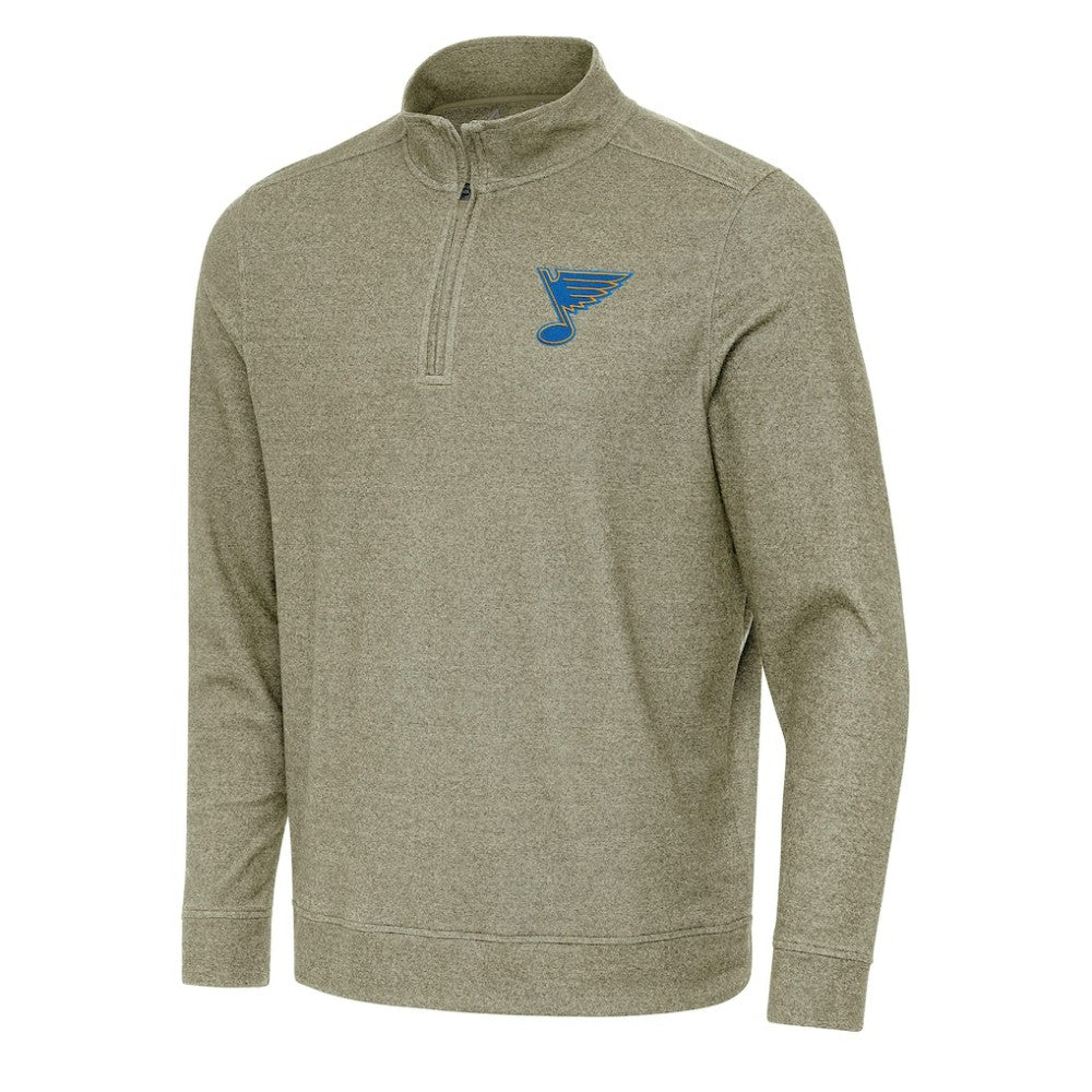 St. Louis Blues Antigua Subtle Quarter-Zip Sweatshirt Outlet