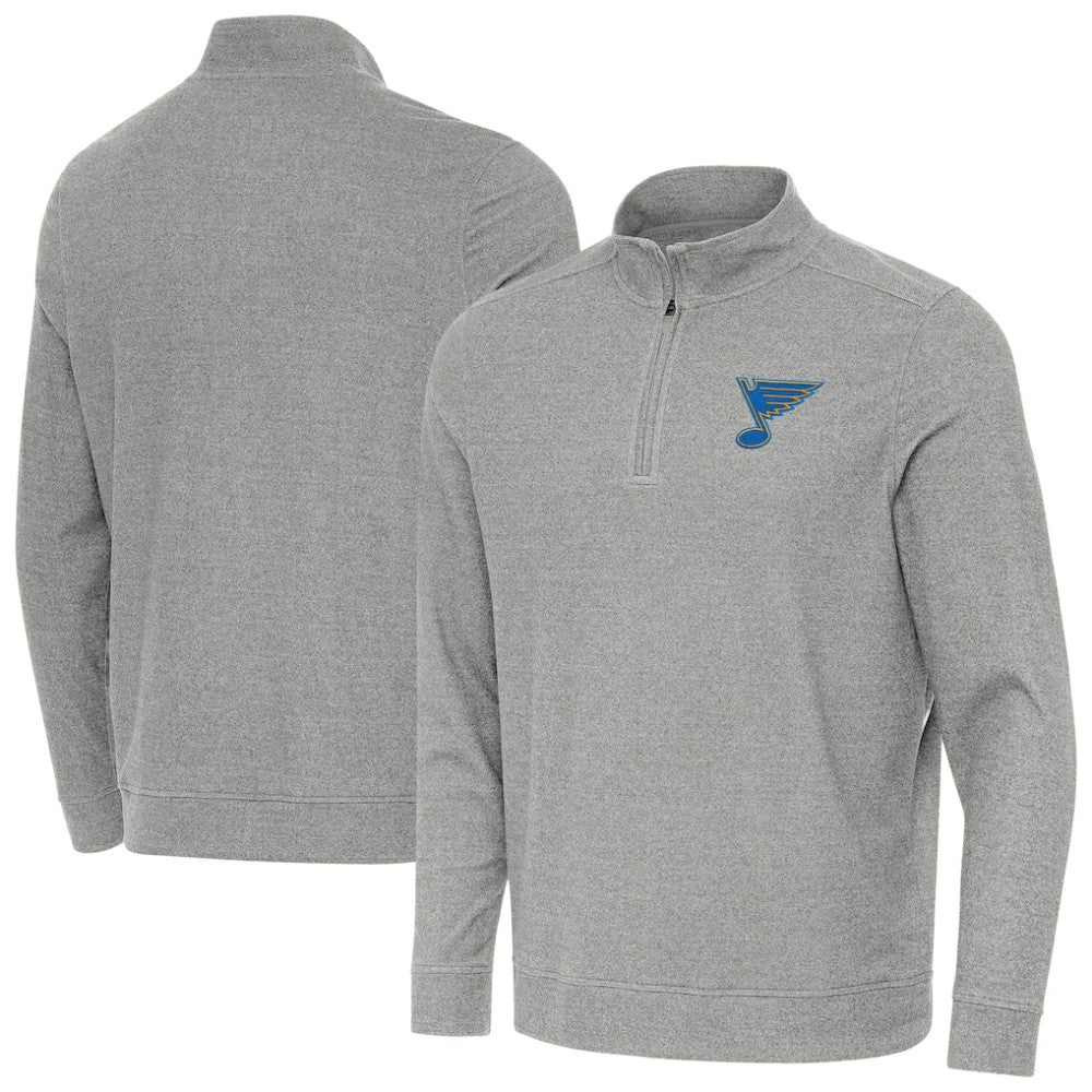 St. Louis Blues Antigua Subtle Quarter-Zip Sweatshirt Sale