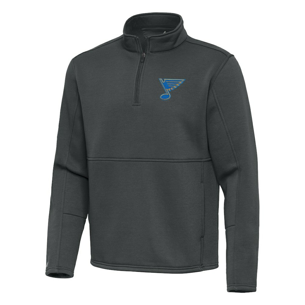 St. Louis Blues Antigua Twist Quarter-Zip Pullover Jacket Outlet