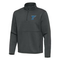 St. Louis Blues Antigua Twist Quarter-Zip Pullover Jacket Outlet