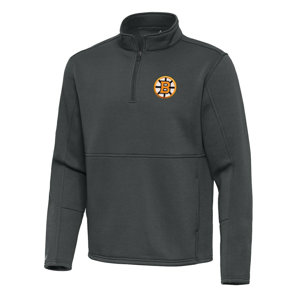 Boston Bruins Antigua Twist Quarter-Zip Pullover Jacket Online