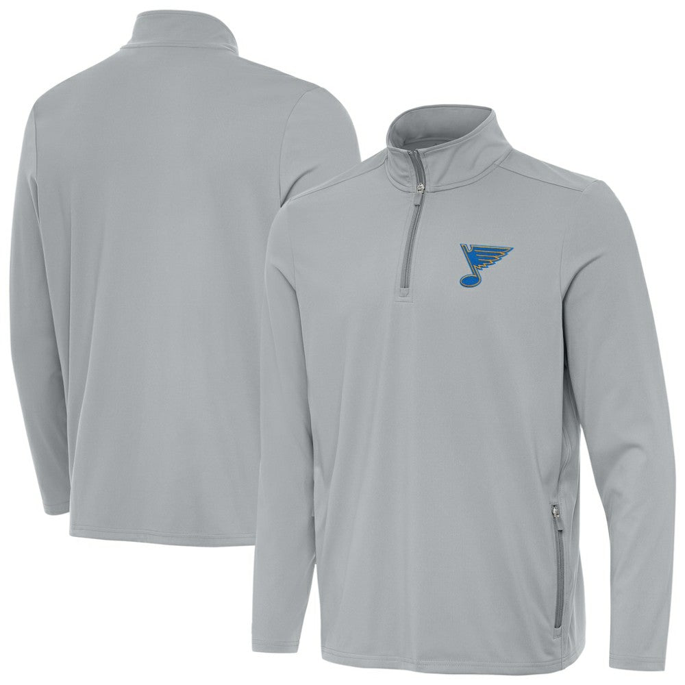 St. Louis Blues Antigua Perilous Quarter-Zip Sweatshirt Online