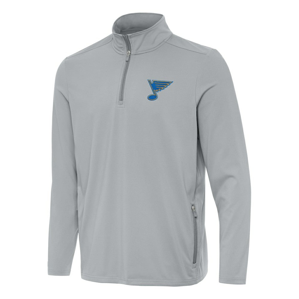 St. Louis Blues Antigua Perilous Quarter-Zip Sweatshirt Online