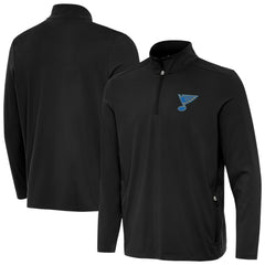 St. Louis Blues Antigua Perilous Quarter-Zip Sweatshirt Sale