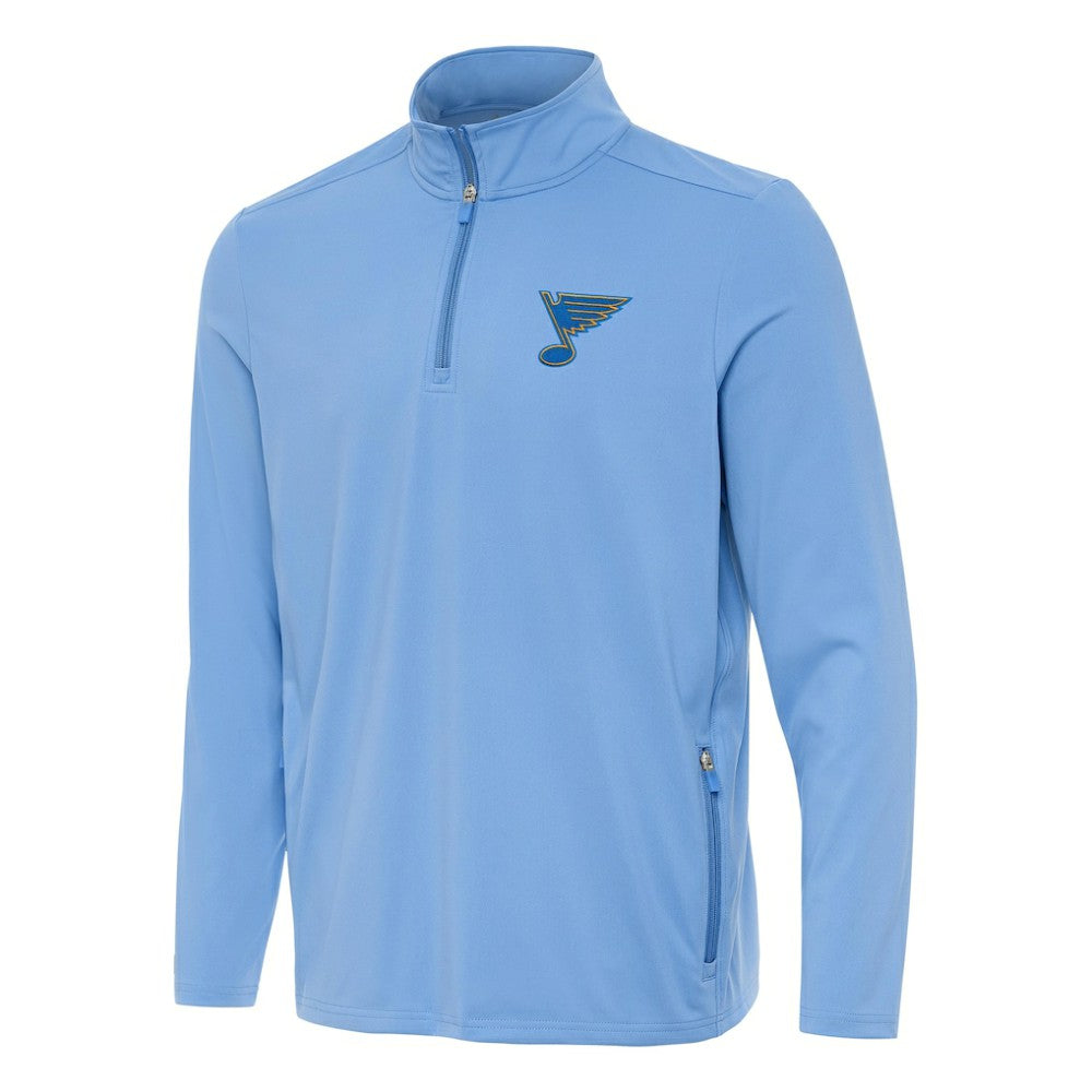 St. Louis Blues Antigua Perilous Quarter-Zip Sweatshirt Sale