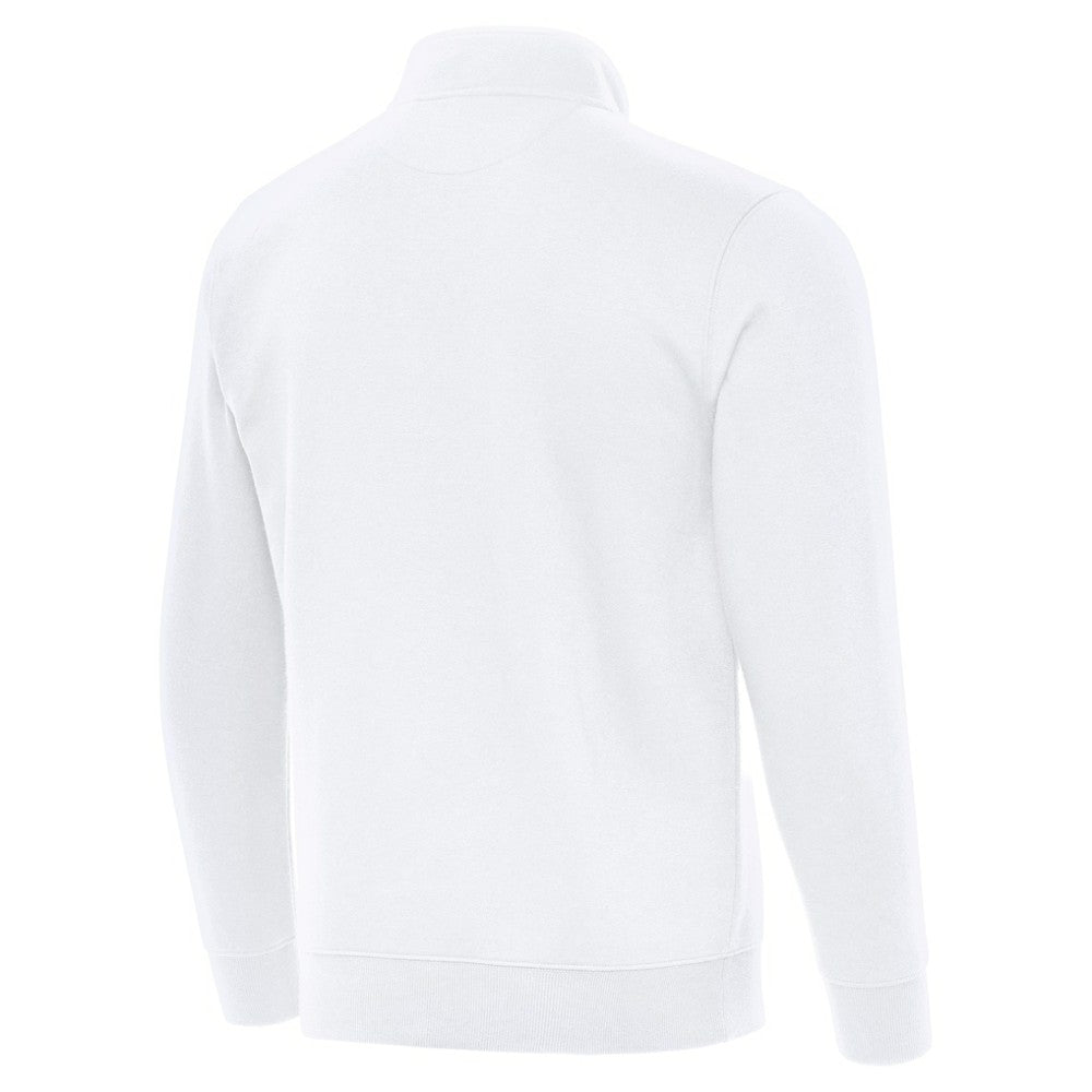 Boston Bruins Antigua Victory Quarter-Zip Pullover Top Discount