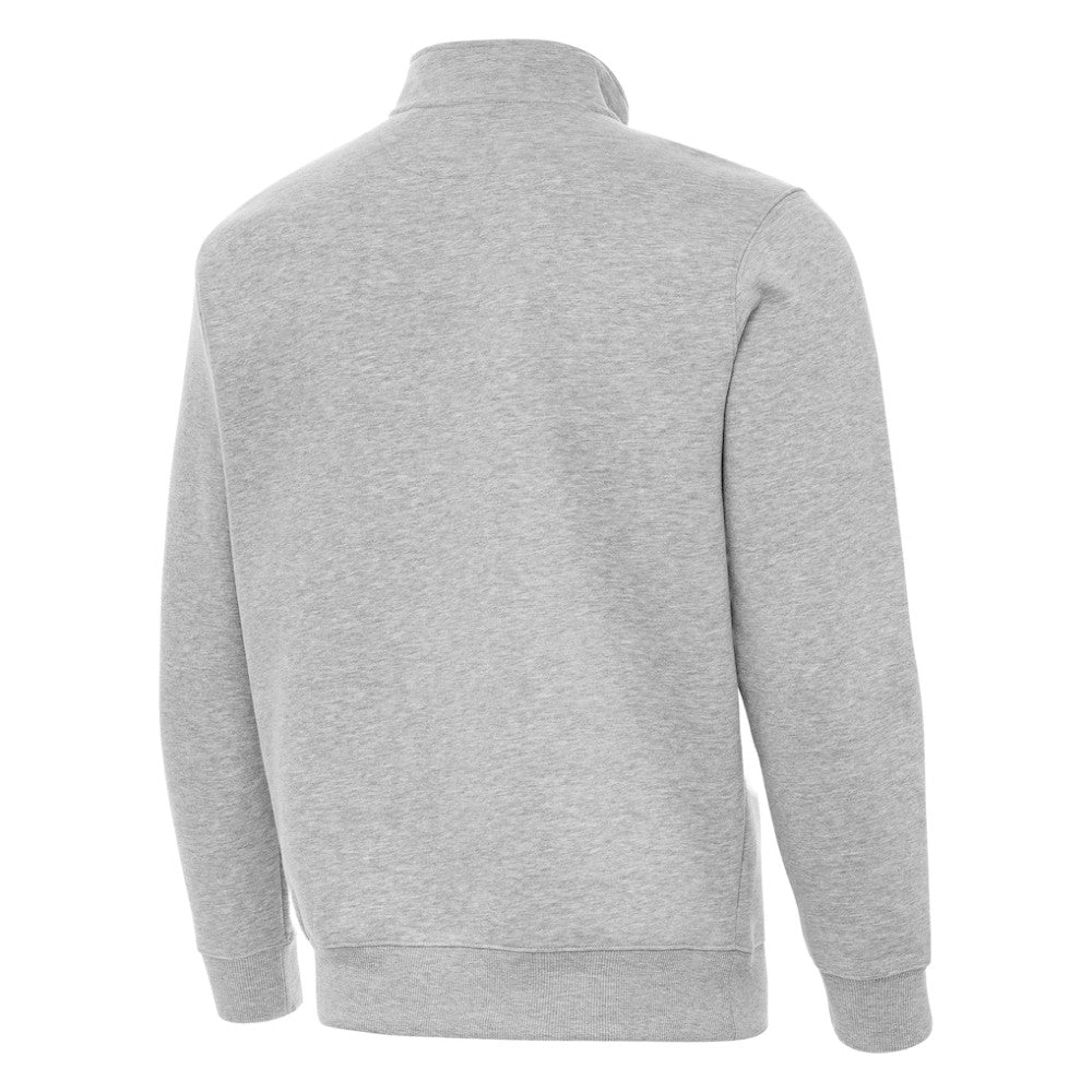 Boston Bruins Antigua Victory Quarter-Zip Pullover Top For Sale