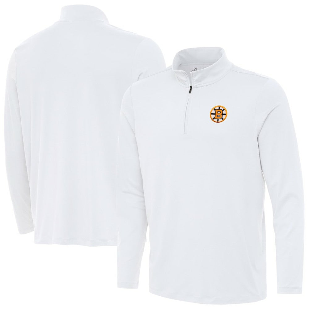 Boston Bruins Antigua Reprocess Quarter-Zip Pullover Outlet