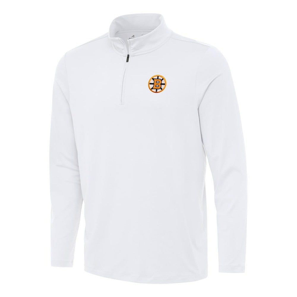 Boston Bruins Antigua Reprocess Quarter-Zip Pullover Outlet