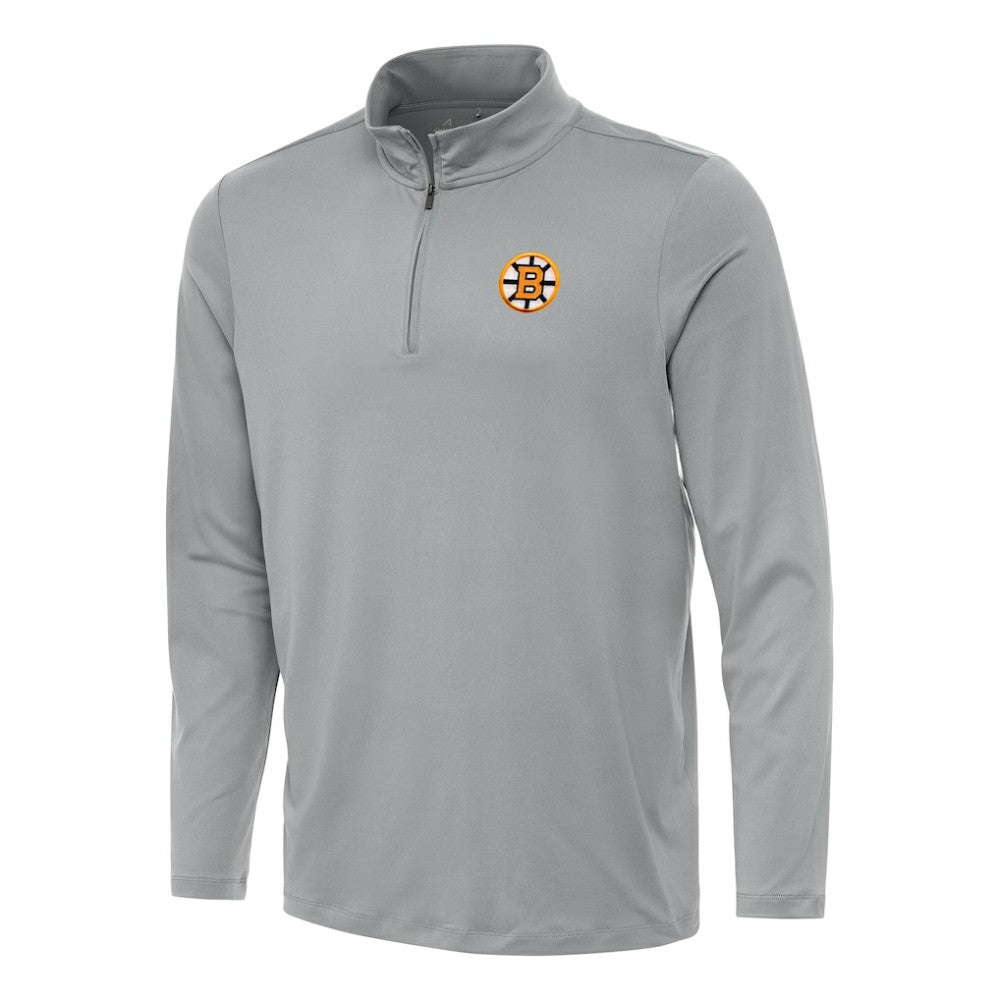 Boston Bruins Antigua Reprocess Quarter-Zip Pullover Online