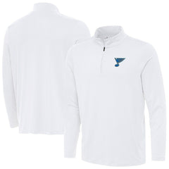 St. Louis Blues Antigua Reprocess Quarter-Zip Pullover For Sale