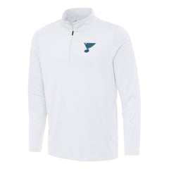 St. Louis Blues Antigua Reprocess Quarter-Zip Pullover For Sale