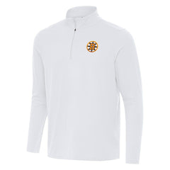 Boston Bruins Antigua Intent Quarter-Zip Top For Sale