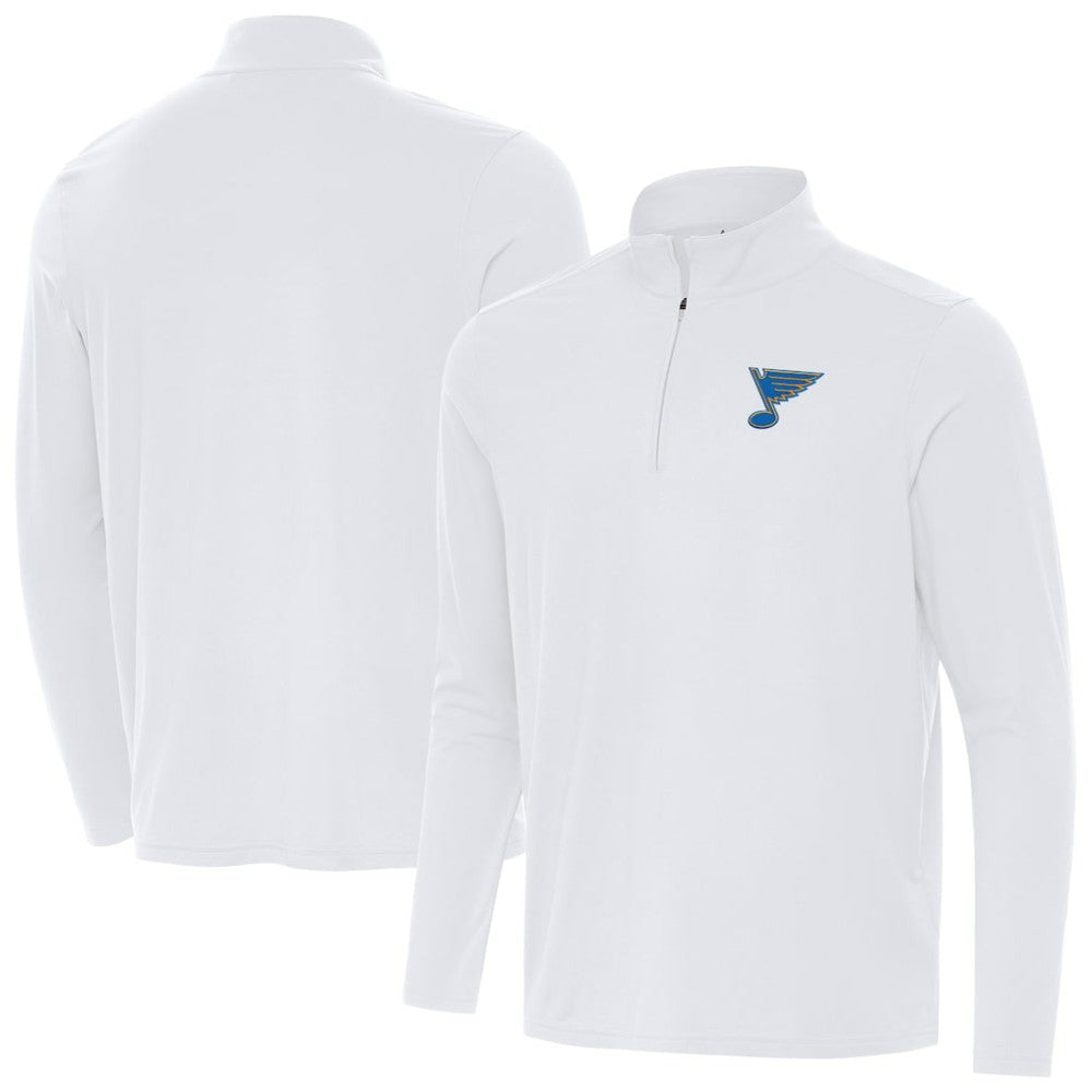 St. Louis Blues Antigua Intent Quarter-Zip Top For Sale