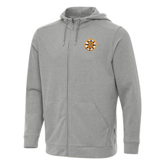Boston Bruins Antigua Effortless Full-Zip Hoodie Discount