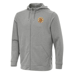 Boston Bruins Antigua Effortless Full-Zip Hoodie Discount
