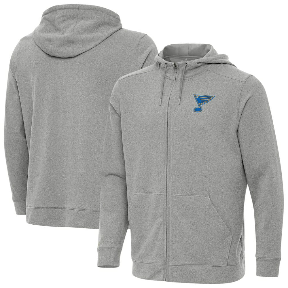 St. Louis Blues Antigua Effortless Full-Zip Hoodie Sale