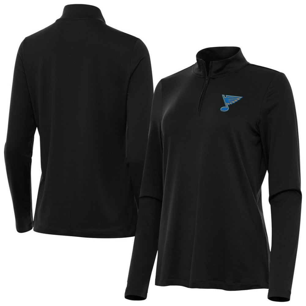 St. Louis Blues Antigua Women's Reprocess Quarter-Zip Pullover For Sale