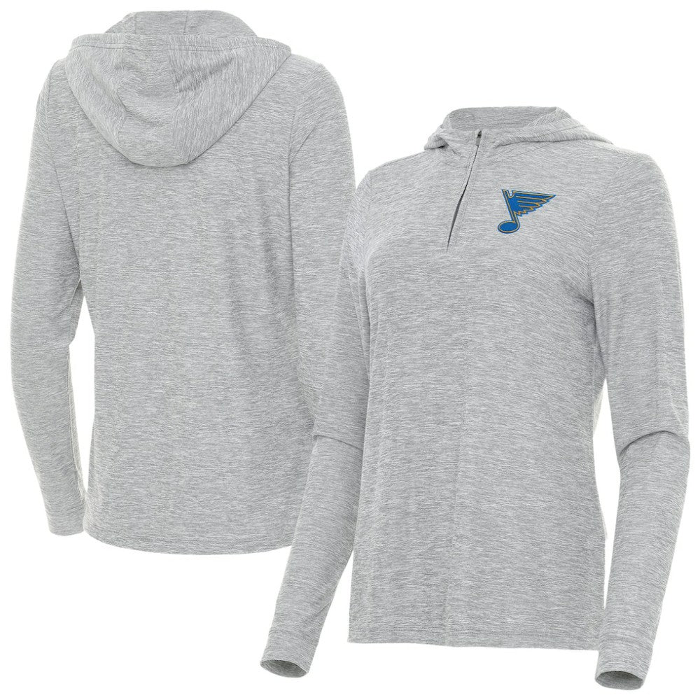 St. Louis Blues Antigua Women's Daybreak Quarter-Zip Hoodie Outlet
