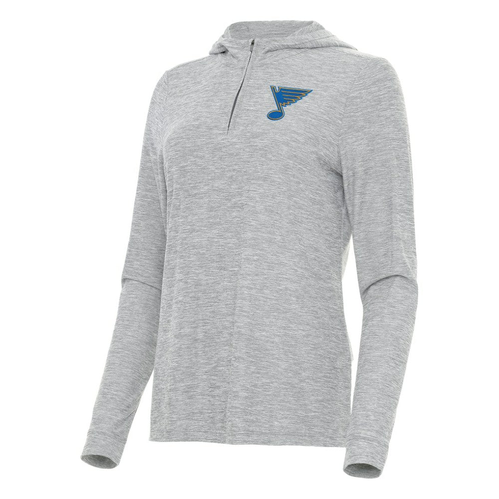 St. Louis Blues Antigua Women's Daybreak Quarter-Zip Hoodie Outlet