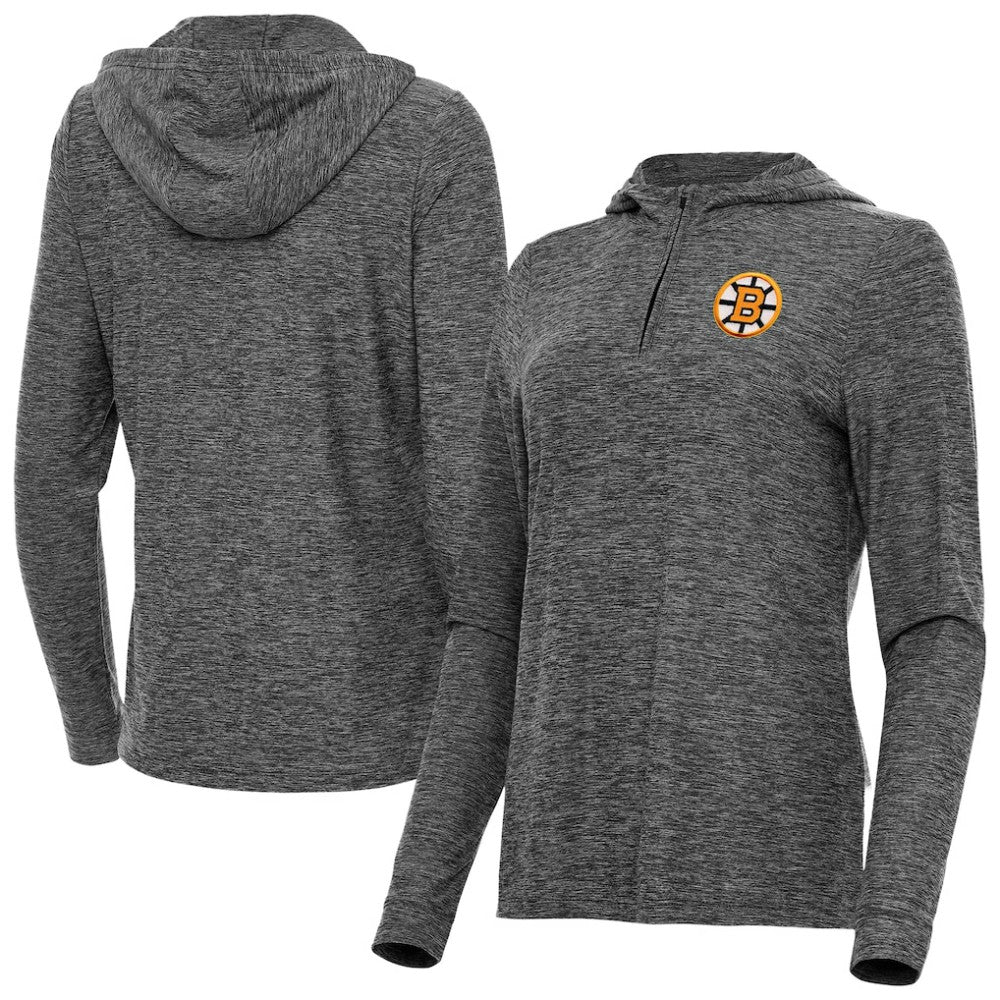 Boston Bruins Antigua Women's Daybreak Quarter-Zip Hoodie Discount