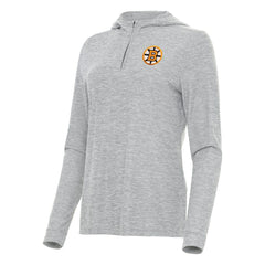 Boston Bruins Antigua Women's Daybreak Quarter-Zip Hoodie Sale