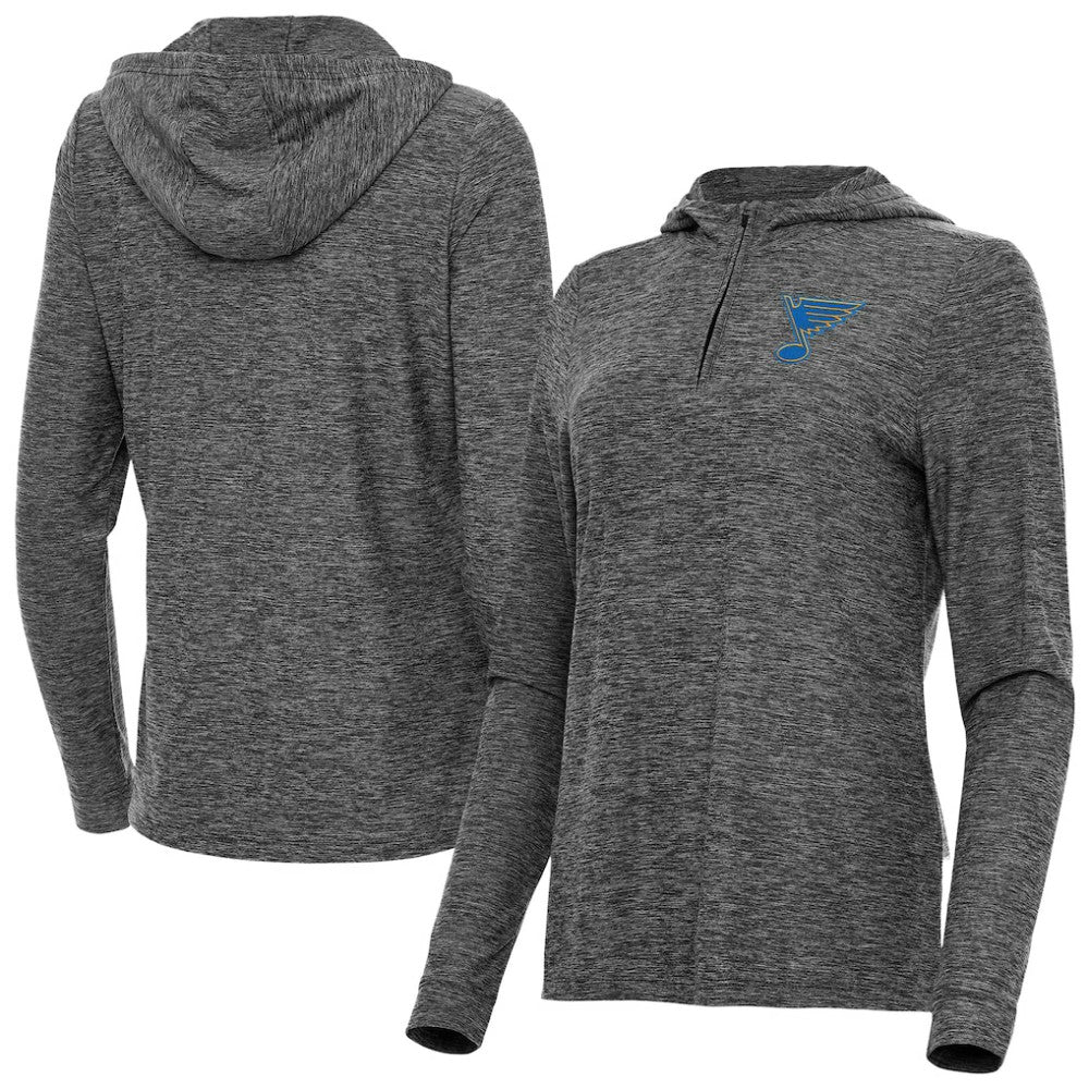 St. Louis Blues Antigua Women's Daybreak Quarter-Zip Hoodie On Sale