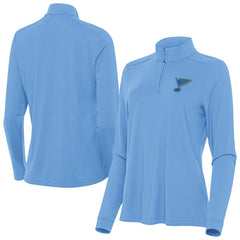 St. Louis Blues Antigua Women's Intent Quarter-Zip Pullover Online