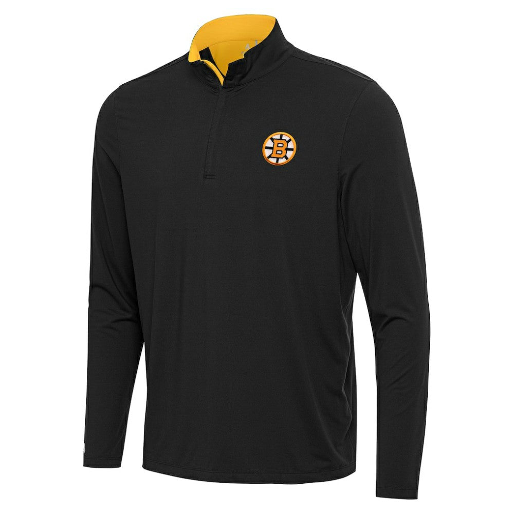 Boston Bruins Antigua Content Quarter-Zip Jacket For Sale