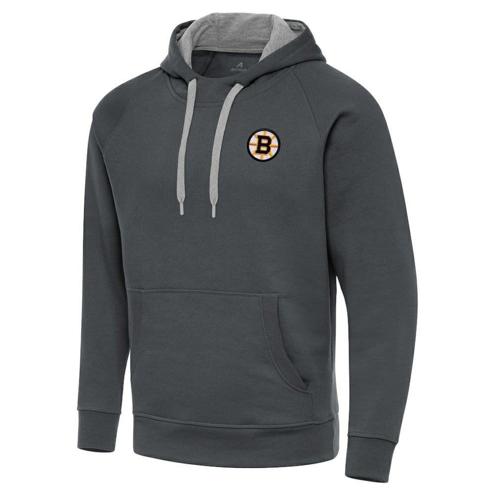 Boston Bruins Antigua Victory Pullover Hoodie On Sale