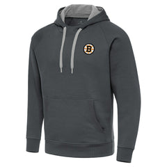 Boston Bruins Antigua Victory Pullover Hoodie On Sale