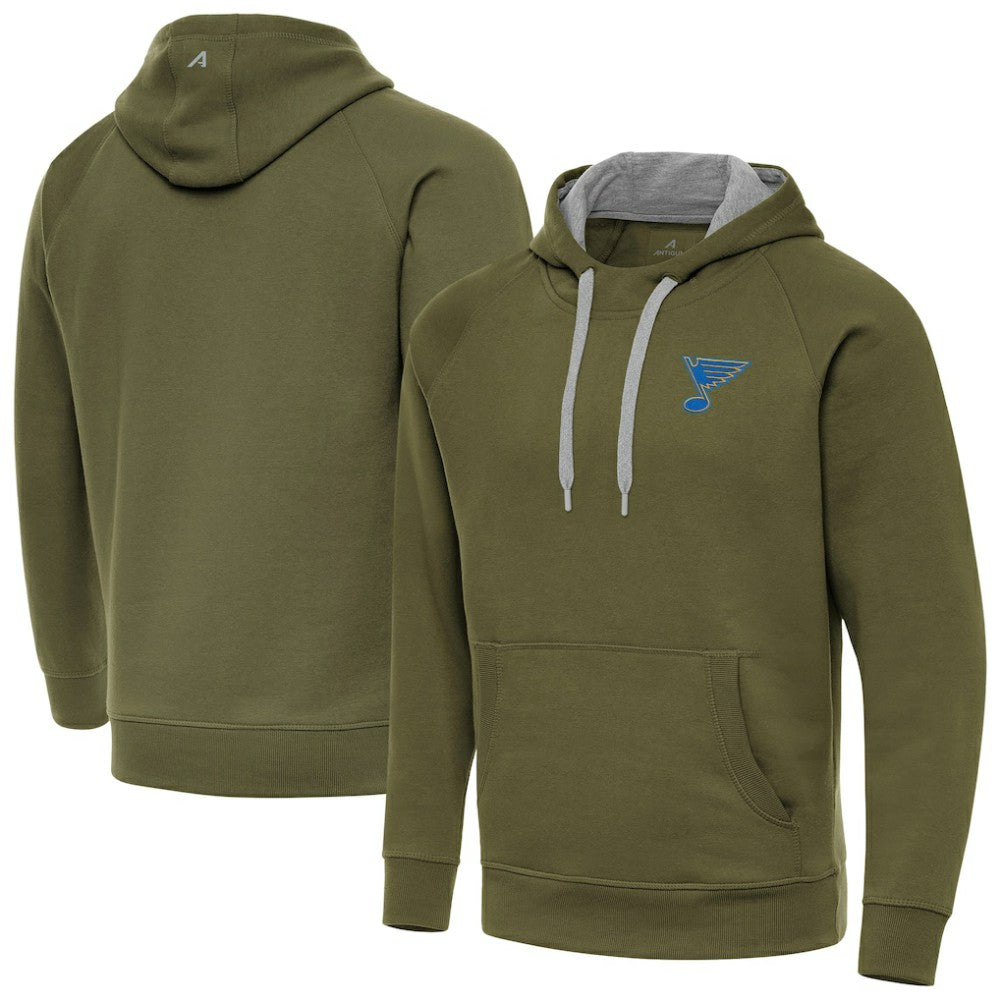 St. Louis Blues Antigua Victory Pullover Hoodie Discount