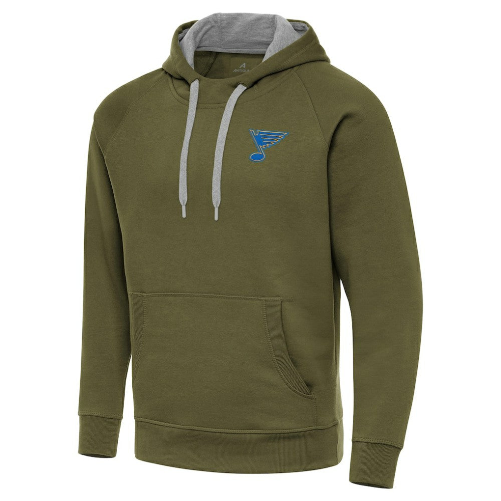 St. Louis Blues Antigua Victory Pullover Hoodie Discount