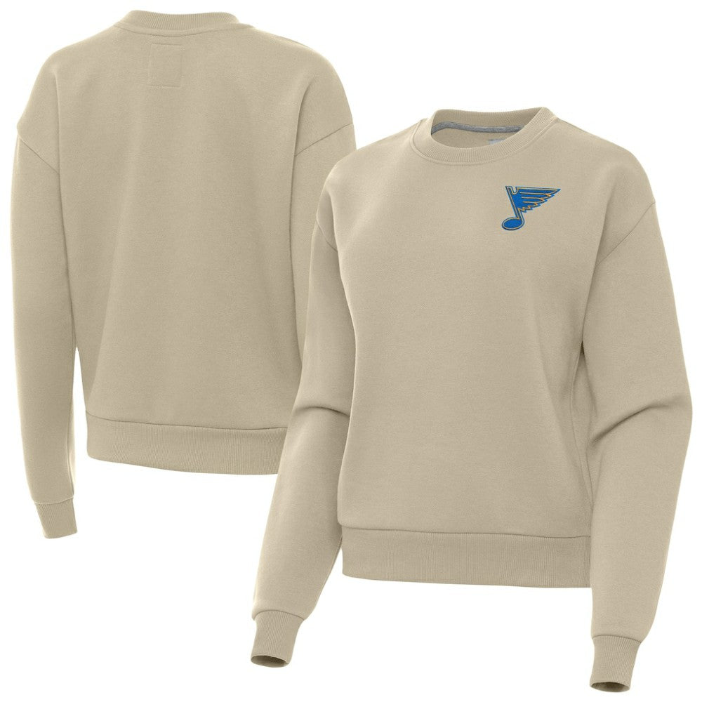 St. Louis Blues Antigua Women's Victory Pullover Sweatshirt On Sale