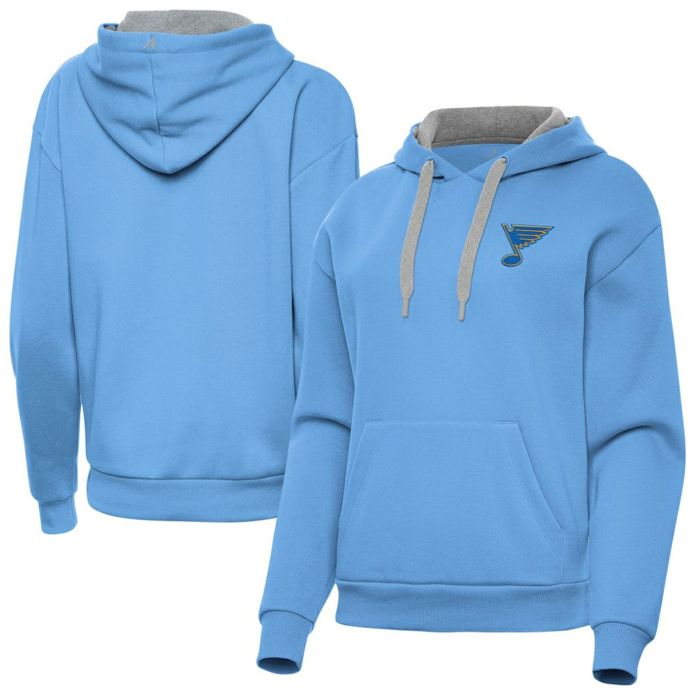 St. Louis Blues Antigua Women's Victory Pullover Hoodie Online
