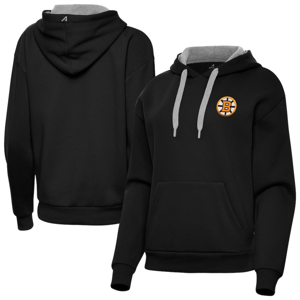 Boston Bruins Antigua Women's Victory Pullover Hoodie Sale