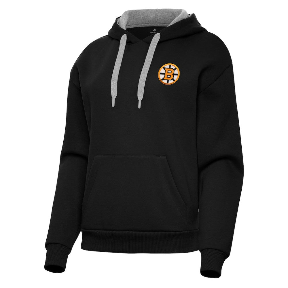 Boston Bruins Antigua Women's Victory Pullover Hoodie Sale