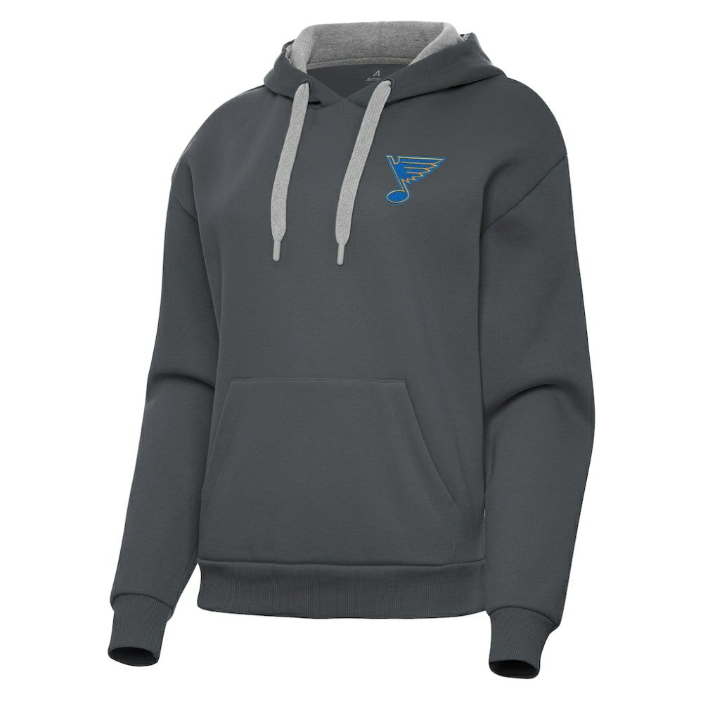 St. Louis Blues Antigua Women's Victory Pullover Hoodie On Sale