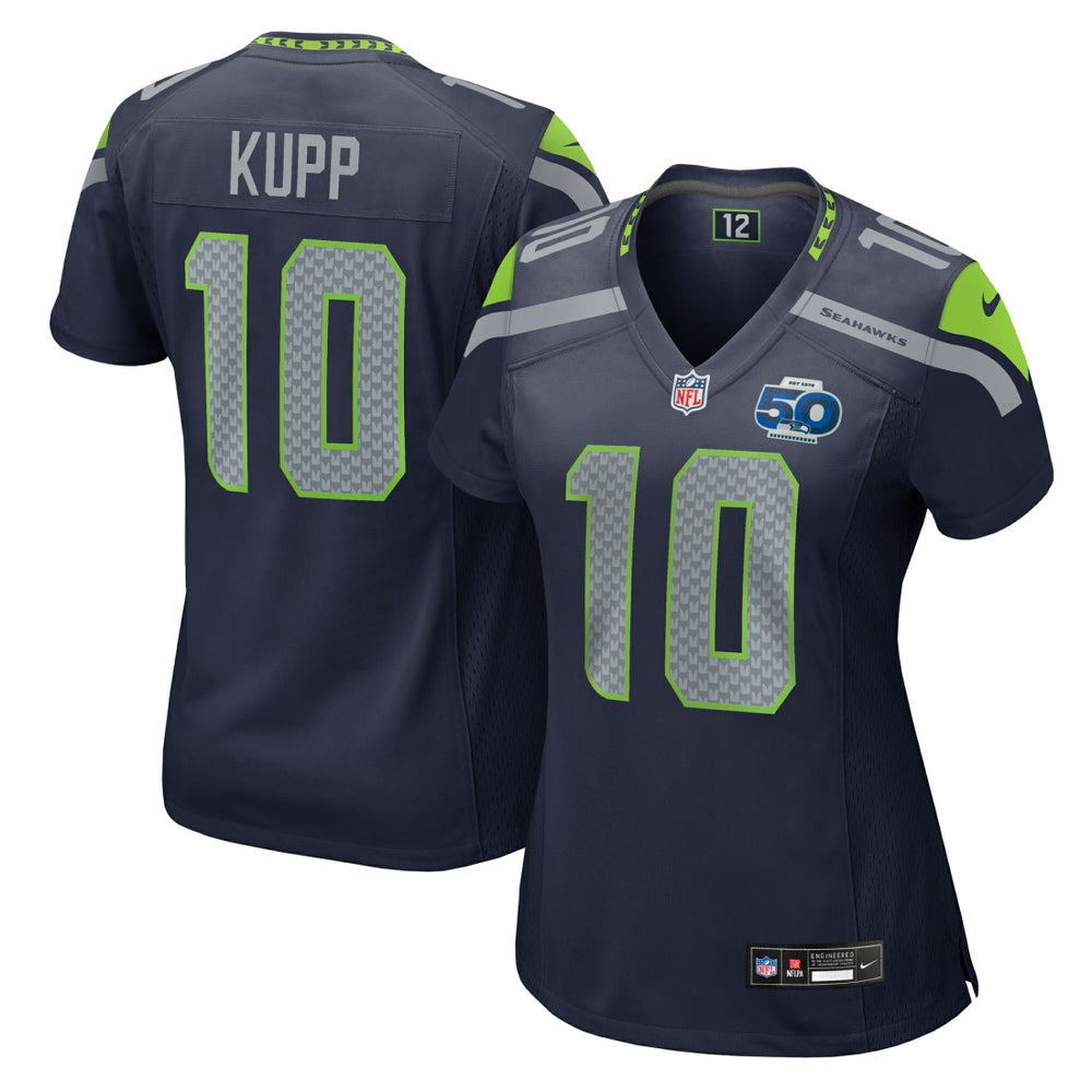 Seattle Seahawks Nike Cooper Kupp  Women's Team 50th Season Game Jersey