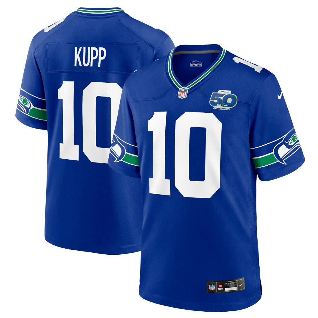 Seattle Seahawks Nike Cooper Kupp  Alternate 50th Season Game Jersey