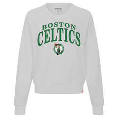 Boston Celtics Sportiqe Women's Genuine Issue Collection Ashlyn Cropped Sweatshirt On Sale