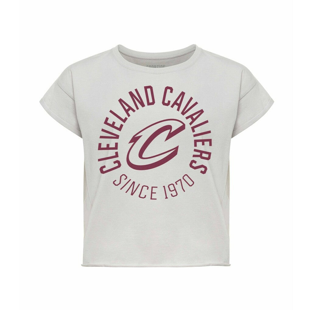 Cleveland Cavaliers Sportiqe Women's Cropped Genuine Issue Collection Alana T-Shirt sale Online