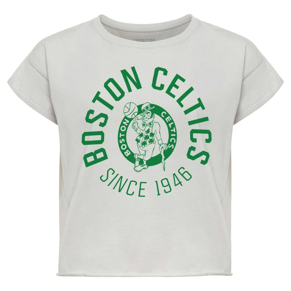 Boston Celtics Sportiqe Women's Cropped Genuine Issue Collection Alana T-Shirt Online