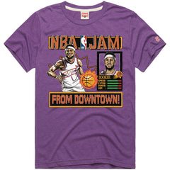 Devin Booker Phoenix Suns Homage Unisex NBA Jam Tri-Blend T-Shirt Discount