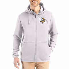 Minnesota Vikings  Cutter & Buck Roam Epic Comfort Recycled Full-Zip Hoodie Jacket